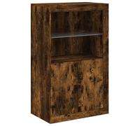 LED Sideboard Cabinet Home Side Storage Cupboard Buffet LED Lights Unit