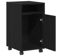 Side Cabinet with Wheels Chipboard Home Rolling Cabinet Multi Colours vidaXL