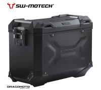 SW-Motech Trax ADV L/45 L Aluminium, side case 45 l / L Black