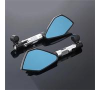 Side Convex Mirrors Motorcycle Left Right Rearview Mirror For Suzuki GSR 600 GSR750 SV650 SV400 V-Strom 650 V-Strom 1050 Bandit 650 1250s(Silver)