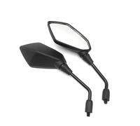 Side Convex Mirrors Motorcycle RearView Side Mirror For SUZUKI SV650 SV650X DCL 250 DL1050 360°rotatable Handlebar Rear View Reversing Mirror(BLACK 2)