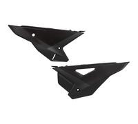 UFO Side Panels Honda in Black CRF 250, CRF 450 25-26 Motocross Trials Replica