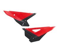 Side cover UFO PLAST 2-piece red/ black