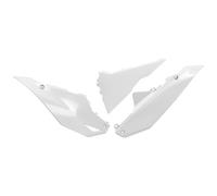 Side cover UFO PLAST 3-piece cover white OEM