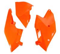 Side Cover UFO PLAST 3-piece neon orange