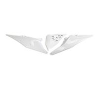 UFO KTM SX/SX-F/EXC/EXC-F 047 White Vented Side Panels with Airbox Cover KT05004