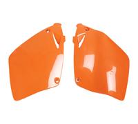 Side cover UFO PLAST cover 2-piece orange OEM