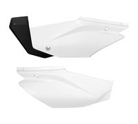 Side cover UFO PLAST cover 2-piece white OEM for Honda CRF F 110ccm Yr.2019-2025
