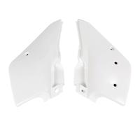 Side cover UFO PLAST cover 2-piece white OEM for Kawasaki KDX 200ccm Yr.96-97