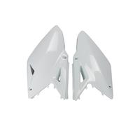 Side cover UFO PLAST cover 2-piece white OEM for Suzuki RM-Z 450ccm Yr.2008-2017