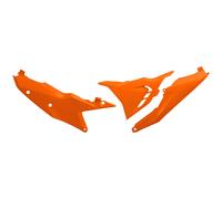 Side cover UFO PLAST cover 3-piece orange OEM