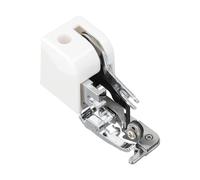 Side Cutter Attachment Presser Foot for Low Shank Sewing Machines for Cy10 Plastic and Metal Construction White/Silver for Precise Seam Trimming and Serged Stitch Creation