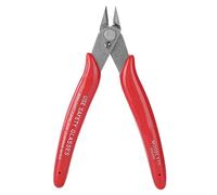 Side Cutting Nippers, Steel Diagonal Pliers Tool Wire Cable Cutter DIY Mini Cutting Plier Diagonal Side Cutter Flush Cutter Jewelry Craft Flush Pliers for Electronics Jewelry Making Wire Cutting(Red)