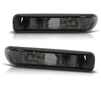 Side Direction compatible with Bmw 3 Series E46 1998 1999 2000 2001 Saloon Touring GV-349 Side Turn Signal Indicator 1 Pair Blinker Turn Signal Light Smoke