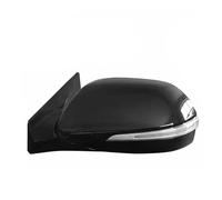 Side Door Mirror Assembly Car Mirror Rearview Assembly For Hyundai For Grand For Santa Fe XL 2017-2020 Mirrors Folding Steering Lamp Lens(Black,Only Left)