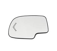 Side Door Mirror Glass Compatible With Chevy For Chevrolet For Avalanche For Silverado 2003 2004 2005 2006 2007 Left Right Door Side Heated Mirror Glass Rearview Plate