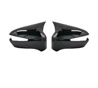 Side Door Wing Mirror Cover 2 Pieces Abs Mirror Covers Caps RearView Piano Black For Civic 8th Gen 2006-2012 FD6 Side Mirror Caps(Black)