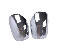 Side Door Wing Mirror Cover Cap For Mitsubishi For Triton / L200 2015 2016 2017 2Pc Car ABS Chrome Rear View Side Mirror Cover Trim Car Styling Car Wing Mirror Covers Caps