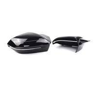 Side Door Wing Mirror Cover Replacement Bright Black Side Mirror Cover Caps For BMW 5 7 I5 I7 Series G60 G61 G68 G70 For M5 G90 Left Hand Drive 2023-up Side Mirror Caps