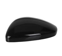 Side Door Wing Rearview Mirror Cover Cap Exterior Rear View Mirror Case For Peugeot 208 2008 2012 2013 2014 2015 2016-2019 Wing Mirror Cover Cap(Glossy Black Left)