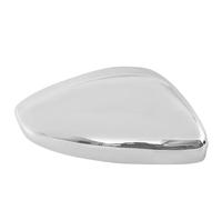 Side Door Wing Rearview Mirror Cover Cap Exterior Rear View Mirror Case For Peugeot 208 2008 2012 2013 2014 2015 2016-2019 Wing Mirror Cover Cap(Chrome Right)