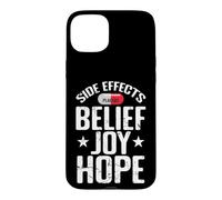 Side Effects Belief Joy Hope Placebo Case for iPhone 15 Plus