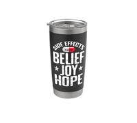 Side Effects Belief Joy Hope Placebo Stainless Steel Insulated Tumbler