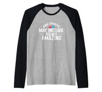 Side Effects Feeling Amazing Placebo Raglan Baseball Tee