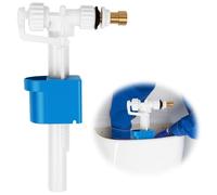 Side Entry Fill Valve,Toilet Cistern Fill Valve with 1/2" Brass Threads,Toilet Flush System Replacement with Air Gap Design,Sturdy and Durable,Toilet Cistern Parts Kit