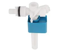 Side Entry Toilet Cistern Fill Valve, 1/2 Inch Side Inlet Cistern Fill Float Valve, Brass Shank Toilet Cistern Valve Replacement (Plastic)