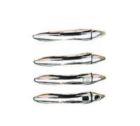 Side Exterior Door Handle Cover Replacement for Kia K2 2011 2012 2013 2014 2015 2016 ABS Car External Side Door Handle Bowl Catch Cover Protection Trim(Silver 1)(Silver 1)