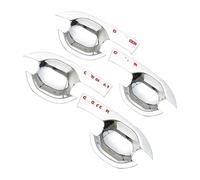 Side Exterior Door Handle Cover Replacement for Outlander 2013-2017 Smart Key Chrome Door Handle Cover/Bowl Trim Sticker Car Garnish Molding(I9)(M13)