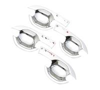 Side Exterior Door Handle Cover Replacement for Outlander 2013-2017 Smart Key Chrome Door Handle Cover/Bowl Trim Sticker Car Garnish Molding(I9)(K11)