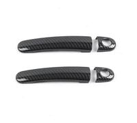 Side Exterior Door Handle Cover Replacement for Seat for Leon MK1 for Toledo 1999 2000 2001 2002 2003 2004 2005 2006 2007 Car Styling Exterior Door Handle Covers Trim(Chrome E)(Black C)
