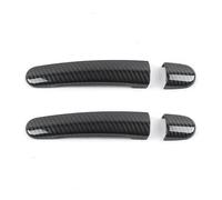 Side Exterior Door Handle Cover Replacement for Seat for Leon MK1 for Toledo 1999 2000 2001 2002 2003 2004 2005 2006 2007 Car Styling Exterior Door Handle Covers Trim(Chrome E)(Black a)