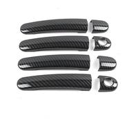 Side Exterior Door Handle Cover Replacement for Seat for Leon MK1 for Toledo 1999 2000 2001 2002 2003 2004 2005 2006 2007 Car Styling Exterior Door Handle Covers Trim(Chrome E)(Black E)