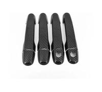 Side Exterior Door Handle Cover Replacement for Toyota IST for Ipsum 2002-2009 Styling Accessories Chrome Carbon Fiber Car Door Handle Cover Bowl Trim(Carbon a)(Carbon a)