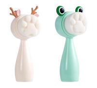 Side Face Brush 3D Stand Vertical Wash 2 in 1 Silicone Cleansing Manual Double Sided Cleansing