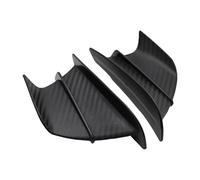 Side Fairings Winglets For GSX-R600 For GSX-R750 For S1000R Motorcycle Side Spoiler Winglets Aerodynamic For Wing Air Wind Deflector Universal Modified Accessory(Black 2)
