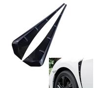 Side Fender Vent for Audi Q2 Bj.2016-2020, Air Intake Sticker Aerodynamic Wing Spoiler Decoration Body Styling Trim Exterior Accessories,bright black