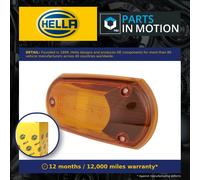 Side Flasher Lamp Bus (Amber) 2BM008355-001 Hella 11141249 11315597 11063901 New