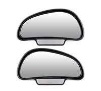 Side For Cars SUVs Car Blind Spot Mirror 360-degree Adjustable Blindspot Side Rearview Auxiliary Driving Safety Door Wing Mirror Replacement Glass(1pair black)