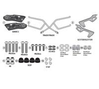 Side frames, GIVI tr8713 for soft side bags, Benelli Leoncino 800