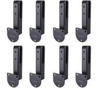 Side Glass Mounting Bracket, Stainless Steel Glass Railing System Clamps for Pool and Garden Decks, Adjustable Railing Post Clamps for Balcony & Stair Handrails (Staircase Style,8pcs)