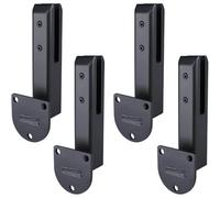 Side Glass Mounting Bracket, Stainless Steel Glass Railing System Clamps for Pool and Garden Decks, Adjustable Railing Post Clamps for Balcony & Stair Handrails (Platform Style,4pcs)