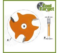 Side groove disc cutters