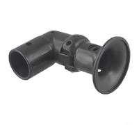 Side Hanging Umbrella Replacement Parts, Cantilever Parasol Elbow Joint Connector, Garden Railing Mount Bracket Fitting for Outdoor Patio Shade Structure Spares, Black Plastic