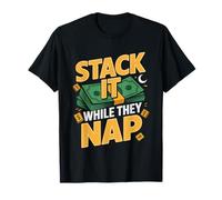 Side Hustle Mom Building Wealth One Nap Time Financial T-Shirt