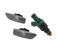 Side Indicator 1 Pcs Fuel Injector For Bmw & 1 Pair Car Front Side Marker Light Left/Right Turn Signal Light Turn Singal Light