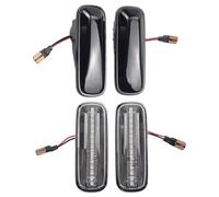 Side Indicator 2Pcs Dynamic LED Side Marker Lights Turn Signal Indicator Car Accessories For Civic EK 2/3/4dr Ballade CRV Prelude 1995 1996 1997 1998 1999 Turn Signal Lamp(Dynamic Smoked Black)